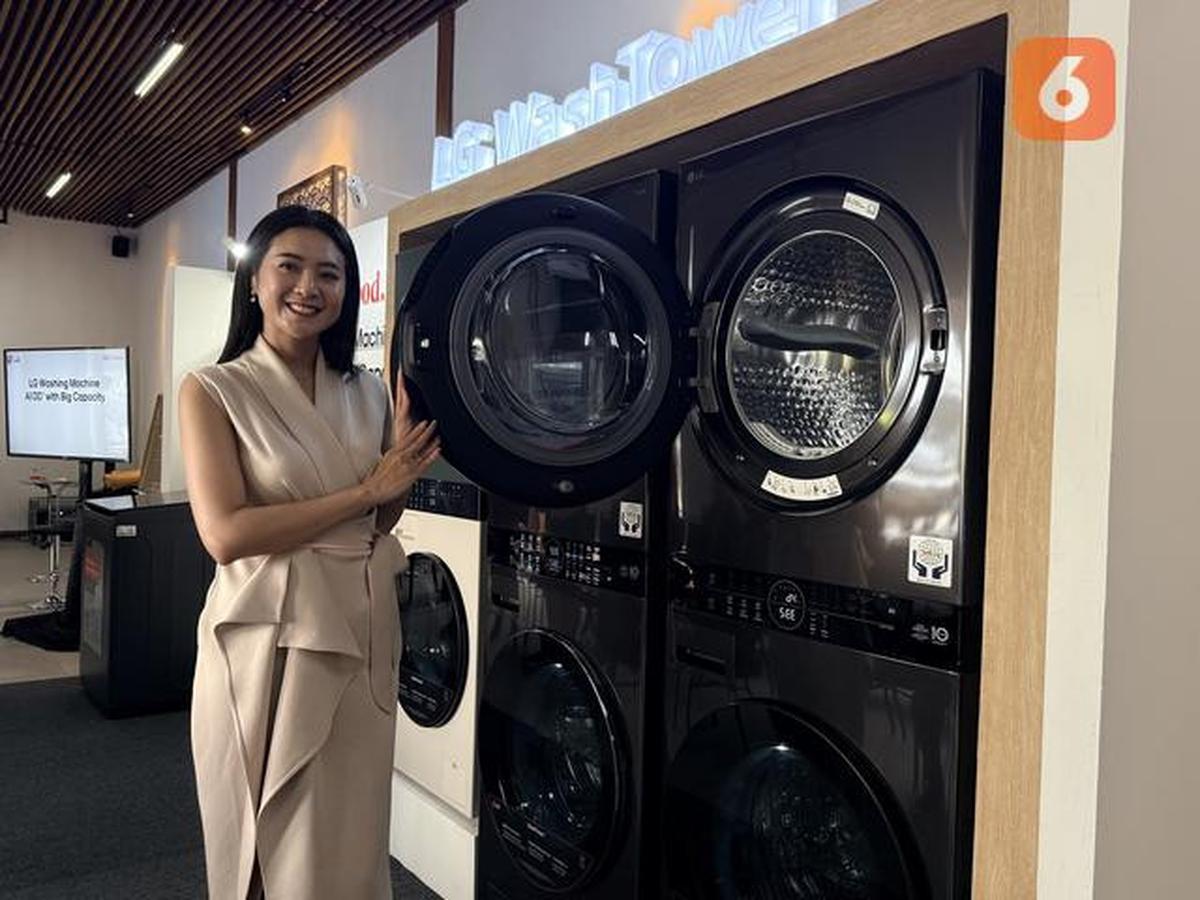 LG Suntik AI di Mesin Cuci Berukuran Jumbo untuk Mencuci Lebih 'Sat Set' dan Pakaian Lebih Awet