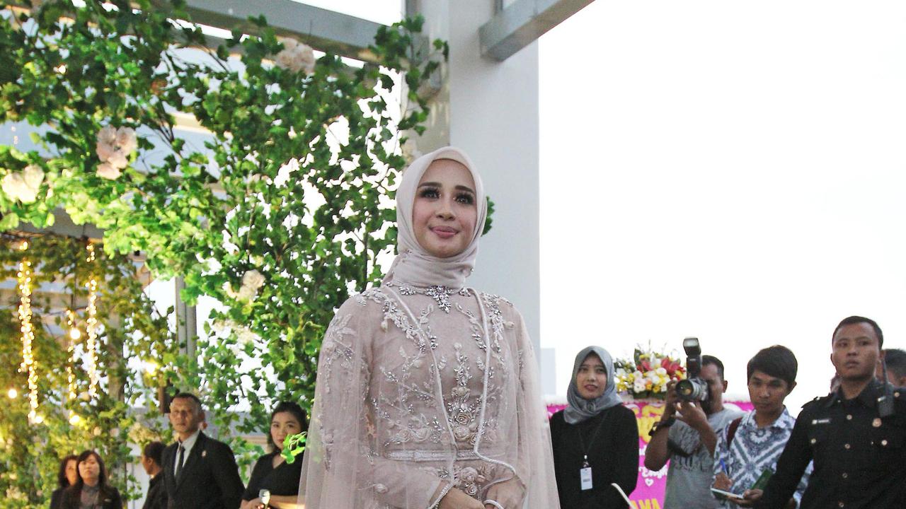 Laudya Cynthia Bella saat Resepsi Kedua di Bandung