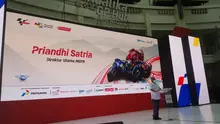 Priandhi Satria, Dirut MGPA, optimistis bahwa seluruh penyempurnaan Mandalika yang diminta Dorna dan FIM akan bisa dipenuhi tepat waktu. (Bola.com/Darojatun)