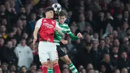 Hasil tanpa gol tersebut cukup membawa The Gunners lolos berkat keunggulan agregat 1-0, sekaligus memastikan mereka kembali menembus empat besar untuk musim kedua berturut-turut. (AP Photo/Kin Cheung)