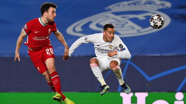 FOTO: Vinicius Junior Cetak Brace, Real Madrid Tekuk Liverpool 3-1 - Diogo Jota; Lucas Vazquez