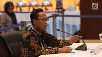 Kepala Kejaksaan Tinggi Sumatera Selatan Sugeng Purnomo menjalani uji publik Calon Pimpinan Komisi Pemberantasan Korupsi (Capim KPK) periode 2019-2023 di Kementerian Sekretariat Negara, Kamis (29/8/2019). Enam orang capim KPK yang tersisa menjalani uji publik hari ketiga. (Liputan6.com/Angga Yuniar)