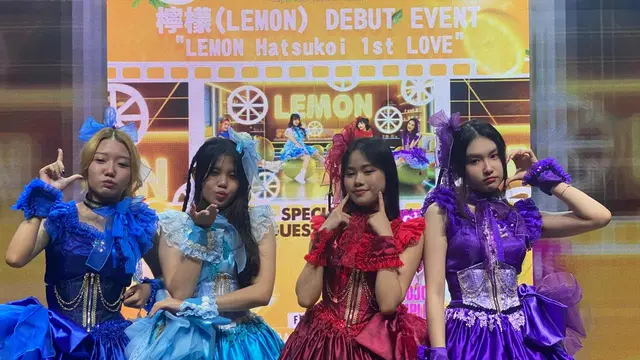 Girlband Lemon saat ditemui di M Block Space, Jakarta Selatan, pada Jumat sore (24/5/2024).