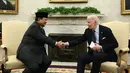 Joe Biden juga menegaskan bahwa kemitraan kedua negara saat ini lebih kuat dari sebelumnya. (Brendan SMIALOWSKI/AFP)