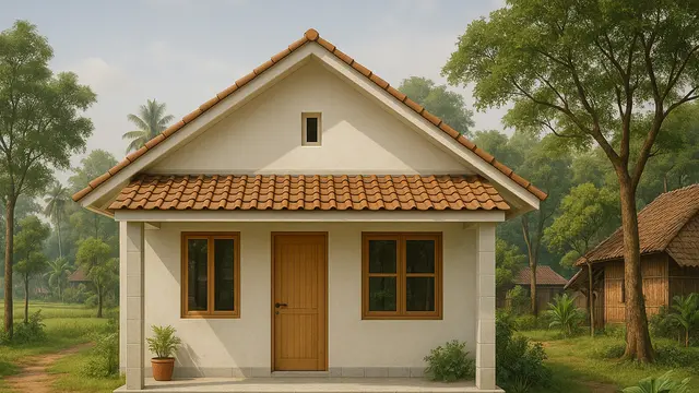 Rumah Scandinavian yang Cocok Dibangun di Kampung/via AI