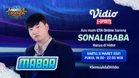 Live streaming Main Bareng GTA V Online bersama Sonalibaba, Sabtu (6/3/2021) pukul 19.00 WIB dapat disaksikan melalui platform Vidio. (Dok. Vidio)