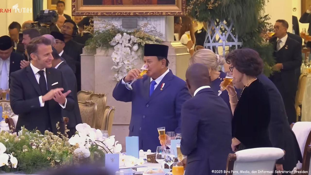 gala dinner prabowo dan marcron