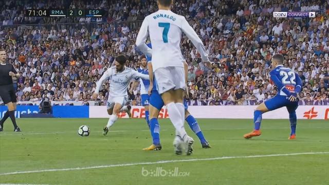 Berita video highlights La Liga 2017-2018 antara Real Madrid melawan Espanyol dengan skor 2-0. This video presented by BallBall.