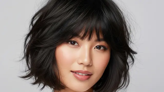 Textured Short Korean Hair