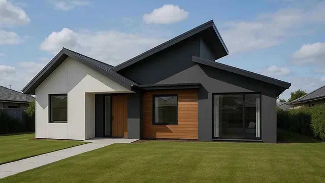 6 Rumah Minimalis 1 Lantai Atap Miring, Bikin Hunian Tampak Elegan