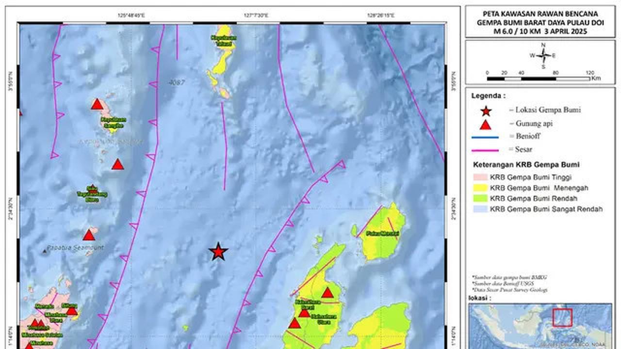 Membedah Kaitan Gempa Maluku Utara dan Zona Subduksi Ganda di Punggungan Mayu Menurut Pakar