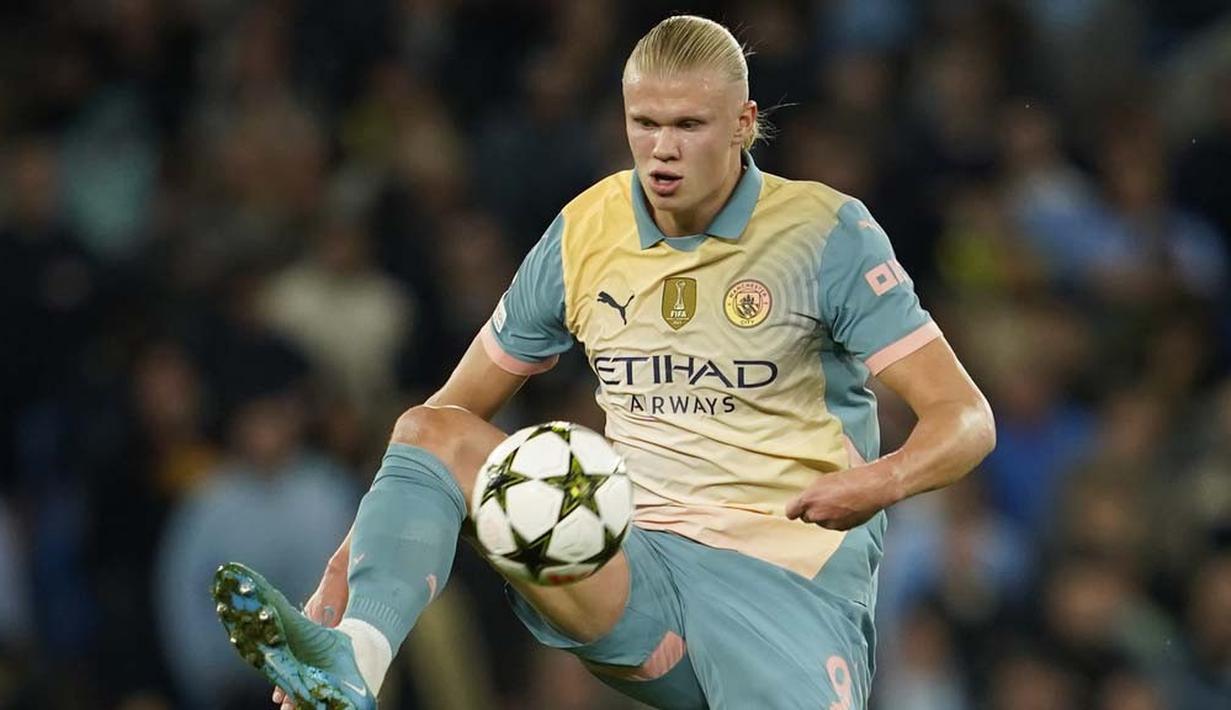 Dari segi peluang, Man City melepaskan 21 tembakan dengan 5 mengarah ke gawang. Sementara Nerazzurri memproduksi 13 tembakan yang 4 di antaranya tepat sasaran. (AP Photo/Dave Thompson)