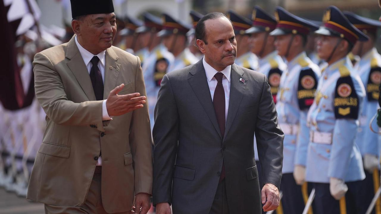FOTO: Menhan Sjafrie Terima Kunjungan Menhan Qatar Bahas Kerja Sama Pertahanan