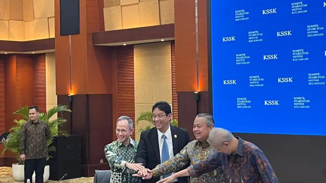Menteri Keuangan Purbaya Yudhi Sadewa saat Konferensi Pers Hasil Rapat Berkala KSSK I Tahun 2026, Selasa (27/1/2026). (Foto: Liputan6.com/Gagas YP)
