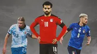 Ilustrasi - Erling Haaland, Mohamed Salah, Jorginho (Bola.com/Adreanus Titus)