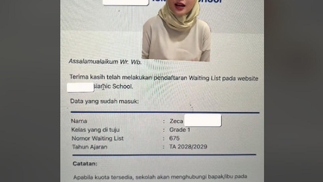 Sudah Kayak Daftar Haji, Perempuan ini Daftarkan Anak SD tapi Dipanggil 2028