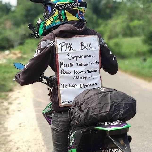 Foto mudik kocak (ist.)