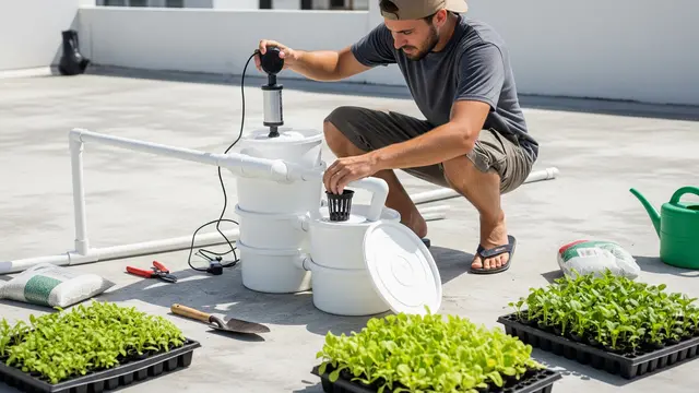Cara Membuat Hidroponik di Rooftop dengan Kombinasi Sayur dan Herbal