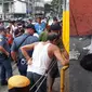 (Foto : Pilipino News) Penemuan potongan kepala yang terbungkus kain putih bikin geger warga di salah kota metropolitan Manila.