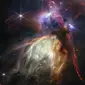 Gambar terbaru yang dirilis Teleskop Luar Angkasa James Webb menunjukkan wilayah kelahiran bintang yang mirip dengan matahari (NASA)