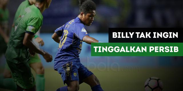 VIDEO: Billy Keraf Ingin Bertahan di Persib Bandung