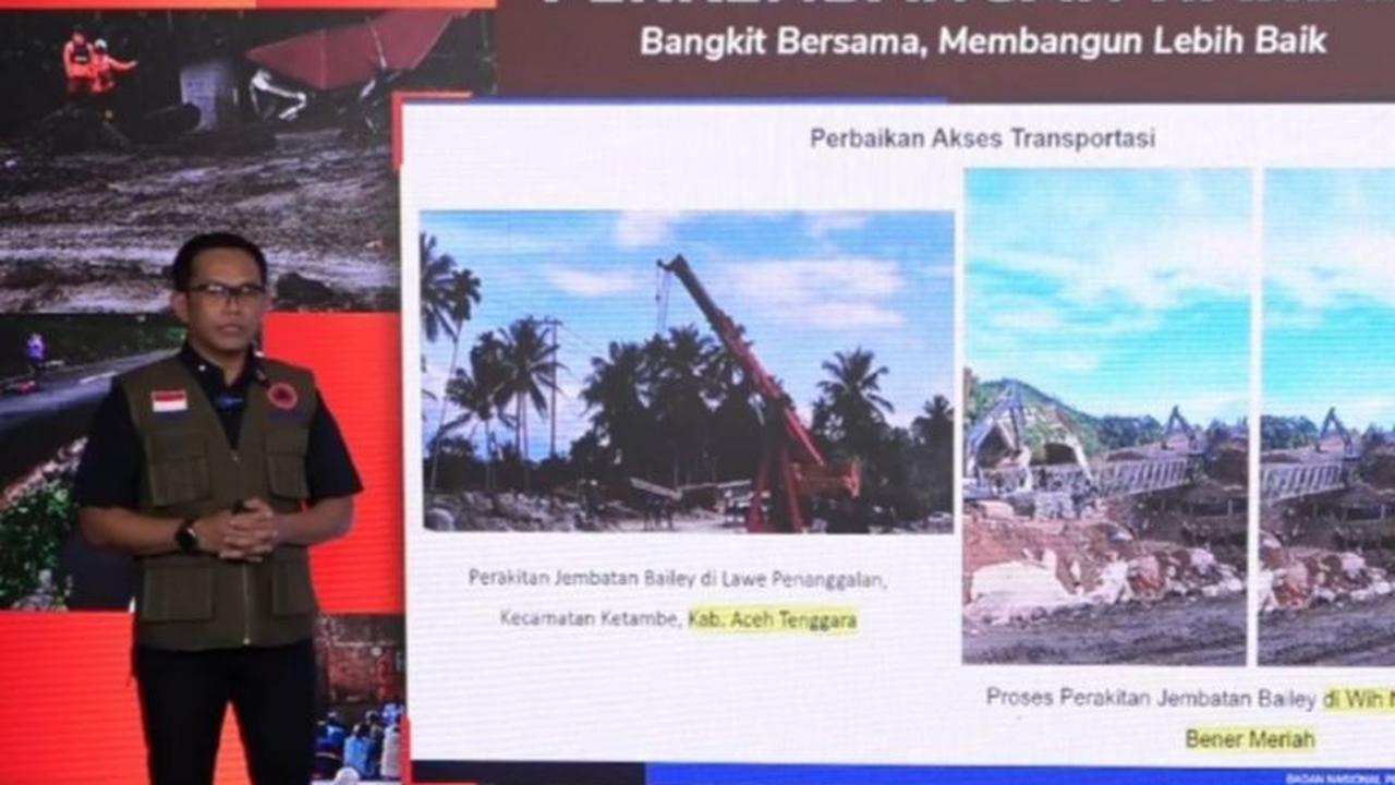 BNPB Salurkan 1.361 Ton Distribusi Bantuan Banjir Sumatra ke Tiga Provinsi Terdampak