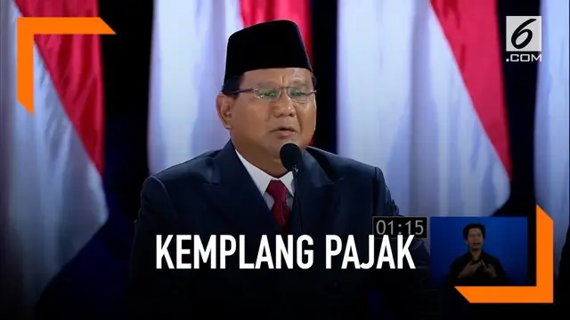 VIDEO: Prabowo Akan Kejar Pengemplang Pajak Jika Terpilih