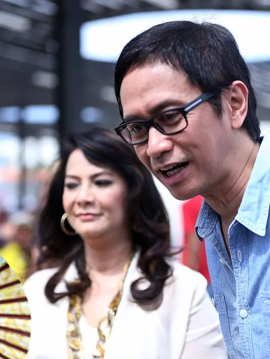 Selama ini, diketahui konduktor Addie MS cukup aktif dalam mendukung pencalonan Gubernur Petahana, DKI Jakarta nonaktif Basuki Tjahaja Purnama alias Ahok. (Nurwahyunan/Bintang.com)