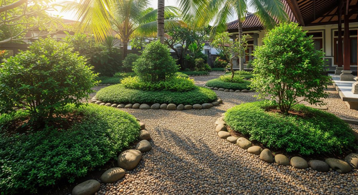 Gravel Garden yang Minim Perawatan dan Tetap Hijau/AI Generated