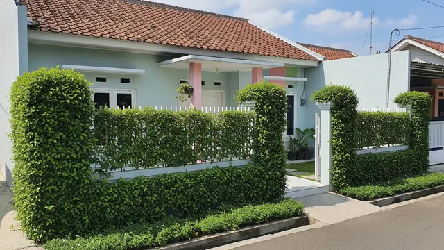Inspirasi Pagar Rumah Kecil yang Disukai Banyak Pemilik Rumah Subsidi/AI Generated
