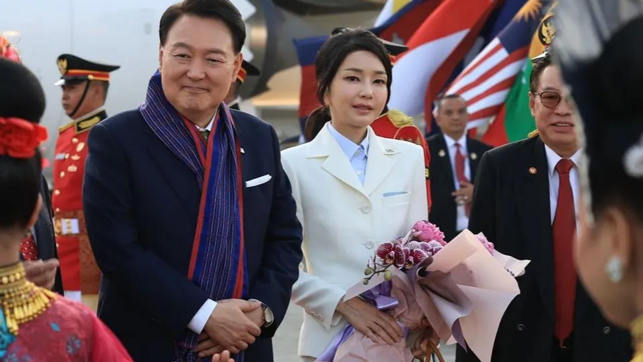 Sambutan Kedatangan Kim Keon Hee dan Suami di Jakarta