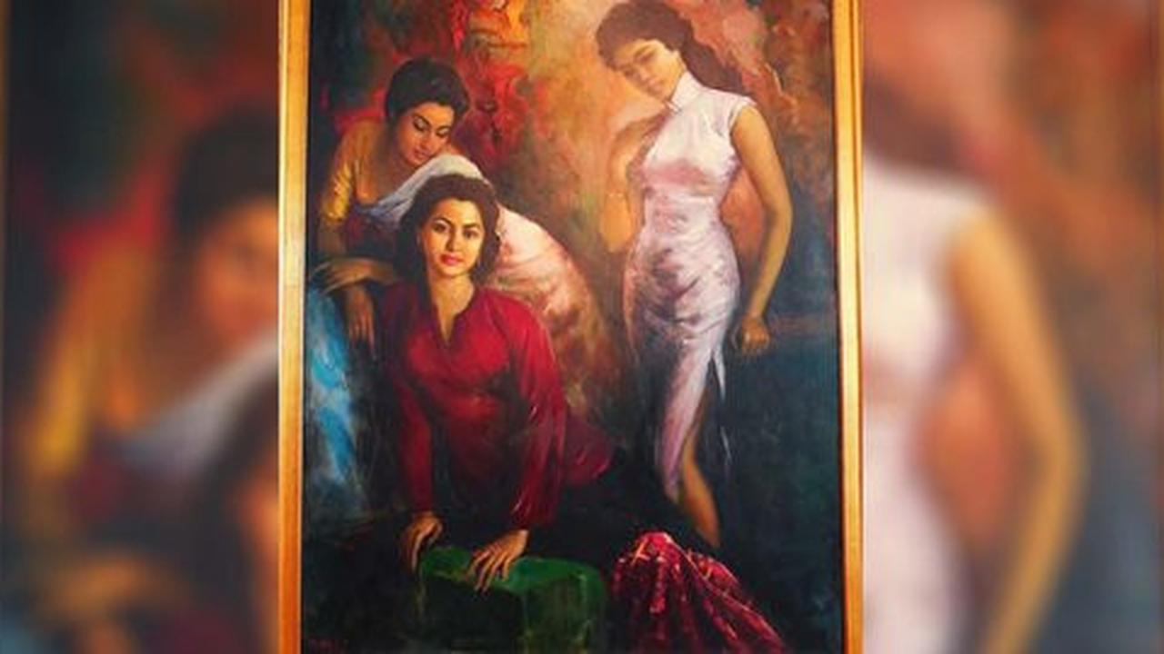 Siapa tiga wanita cantik dalam lukisan maestro Basoeki Abdullah?