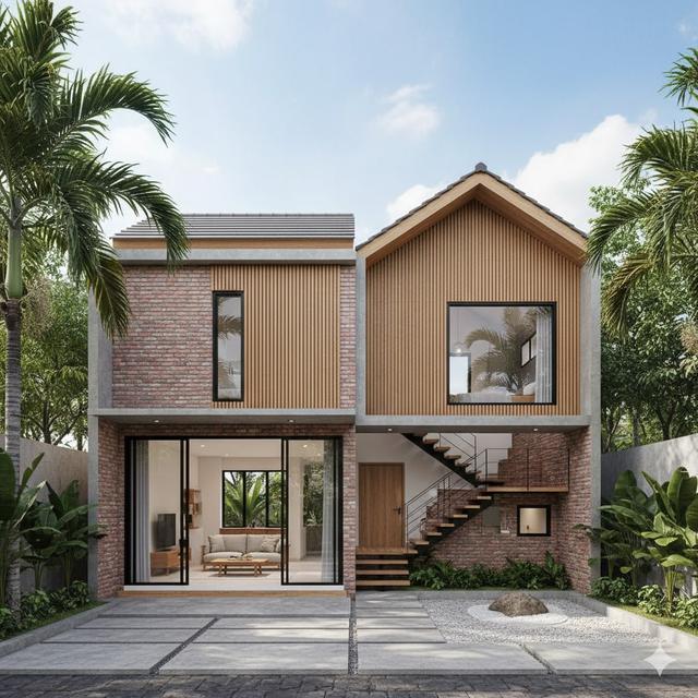 Desain Rumah Tumbuh 1 Lantai Bisa Jadi 2 Lantai