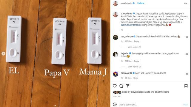 El Barack Putra Jessica Iskandar Isoman Sendiri Sambil Home Homeschooling