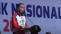 Jokowi saat menutup Peparnas XVI Papua di Stadion Mandala Kota Jayapura, Sabtu (13/11/2021). (Foto: Tangkapan Layar Youtube Sekretariat Kabinet)