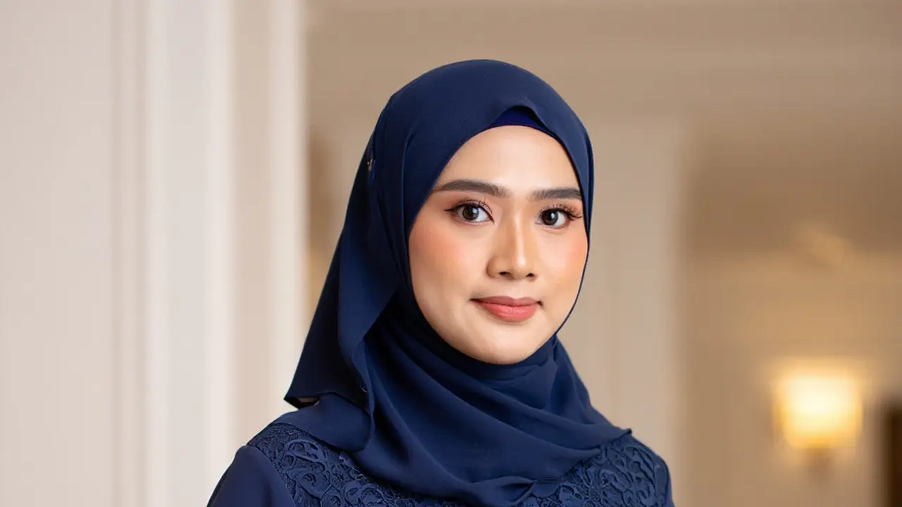 Model Gamis Ibu Hamil Kombinasi Polos Nyaman