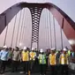 Peninjauan Jembatan Sei Wampu yang berada di Kabupaten Langkat