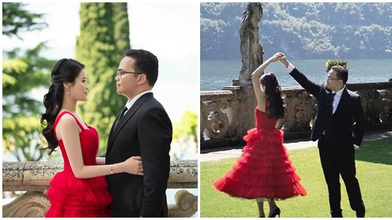 7 Potret Prewedding Fritz Hutapea dan Giovani di Paris, Anak Hotman paris yang Curi Perhatian