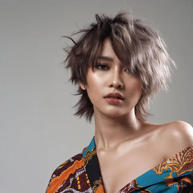 Asymmetrical Shag - Artistic Expression