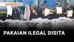 Bea Cukai menggagalkan upaya peredaran produk garmen dan mesin rokok ilegal. Ada peluang, pakaian yang disita disalurkan untuk korban bencana di pulau Sumatra.