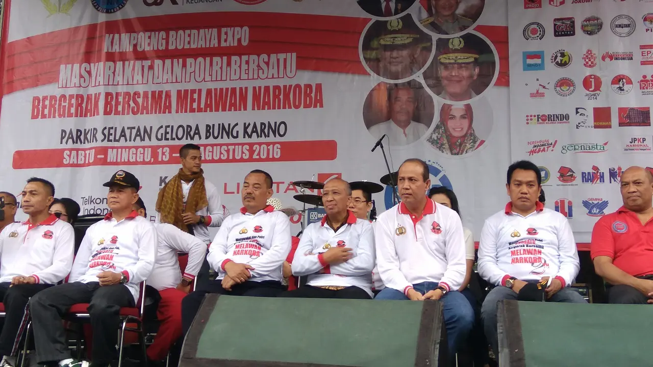 Kampanye antinarkoba di Gelora Bung Karno