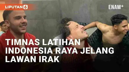 VIDEO: Momen Pemain Timnas Latihan Nyanyi Indonesia Raya di Jacuzzi Jelang Indonesia vs Irak
