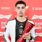 Kai Havertz, Man of The Match Jerman. (sumber: twitter.com/brfootball)