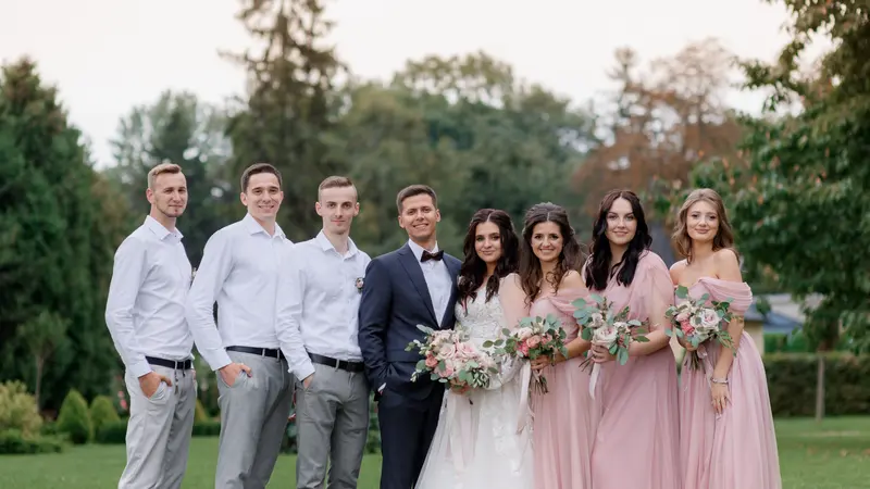 Bridesmaid clearance dan groomsmen