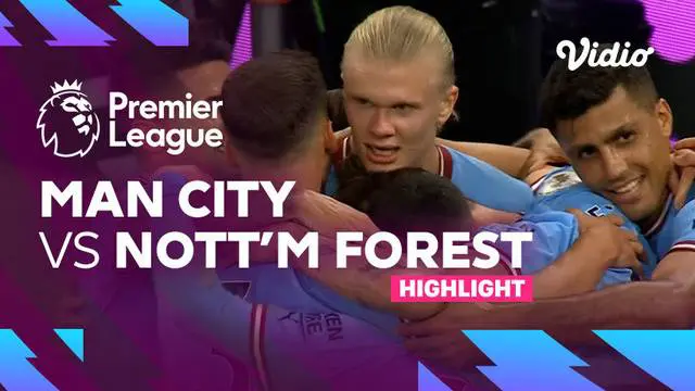 VIDEO Liga Inggris: Erling Haaland Hattrick, Manchester City Permalukan Nottingham Forest 6-0