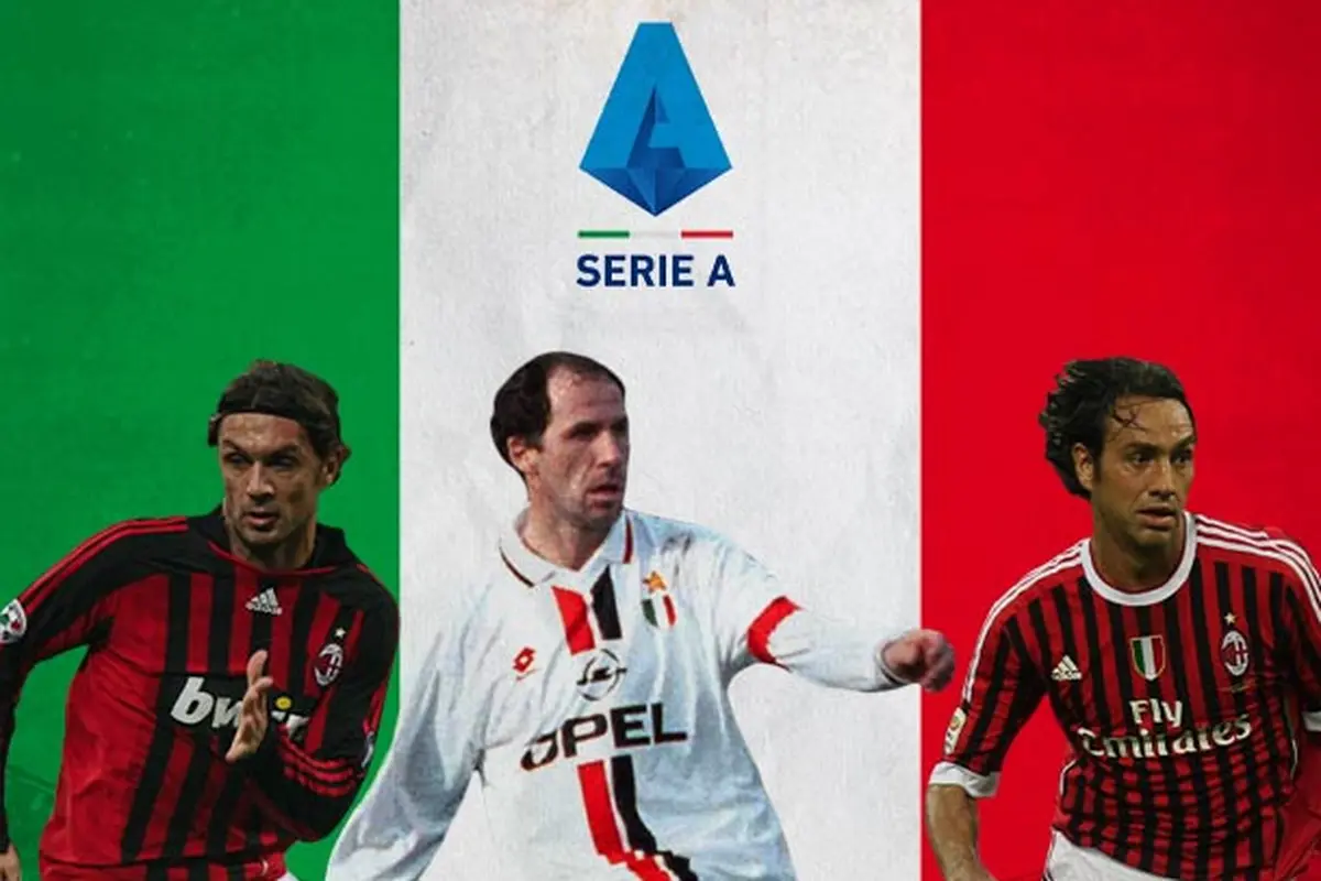 Serie A - Paolo Maldini, Franco Baresi, Alessandro Nesta