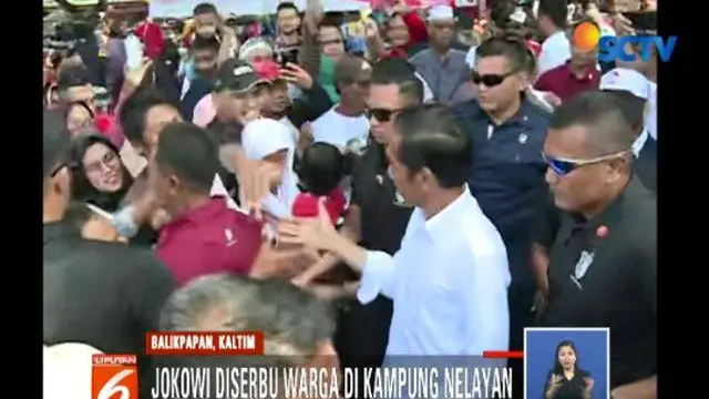 Usai menyapa warga dan nelayan di Manggar, Jokowi akan melanjutkan agenda kampanye akbar di The Dome, Balikpapan Sport and Convention Center.