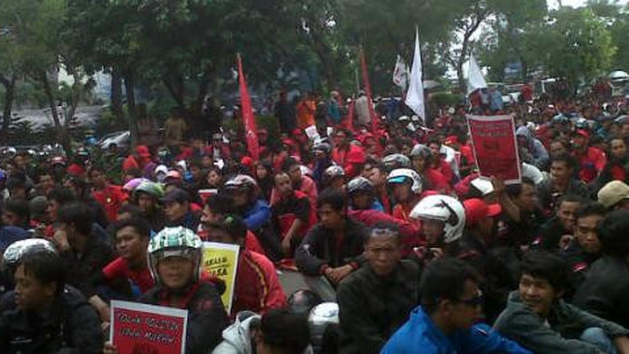 Tolak campur tangan TNI saat demo, buruh datangi Mabes Polri