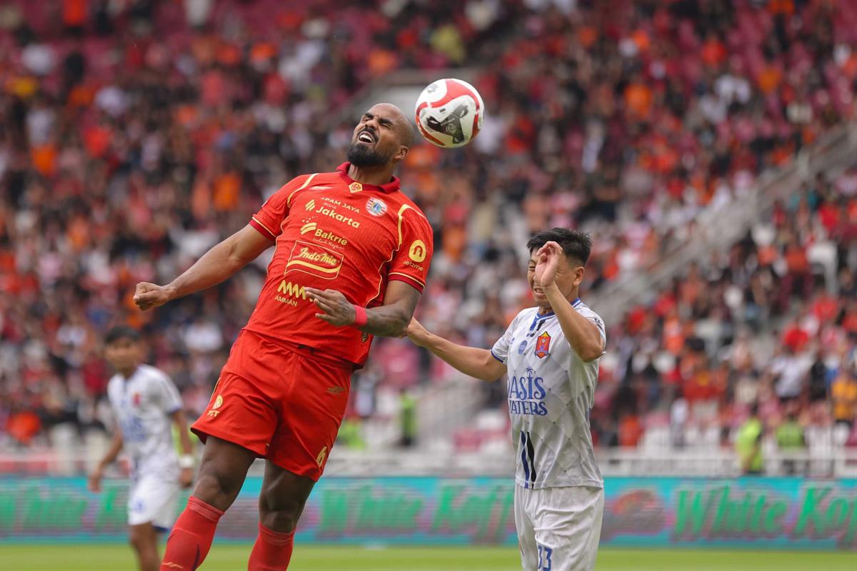 FOTO: Persija Jakarta Menang Dua Gol Tanpa Balas atas Persijap Jepara