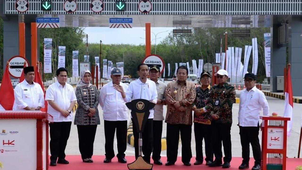 Presiden Resmikan Ruas Jalan Tol Trans-Sumatera